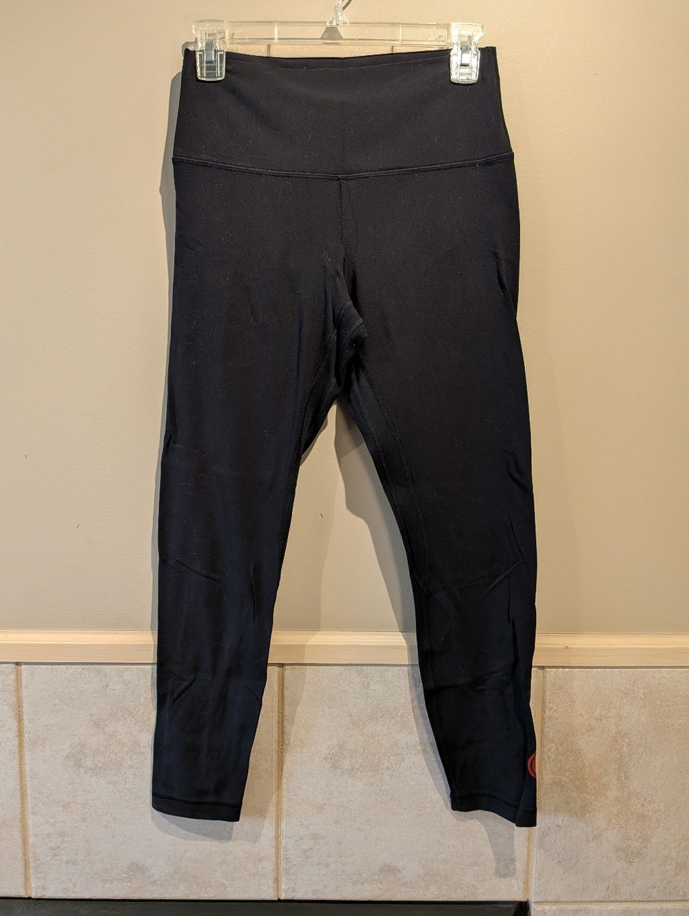Lululemon x Pure Barre, Align Pant w Circle P, Black, Size 8